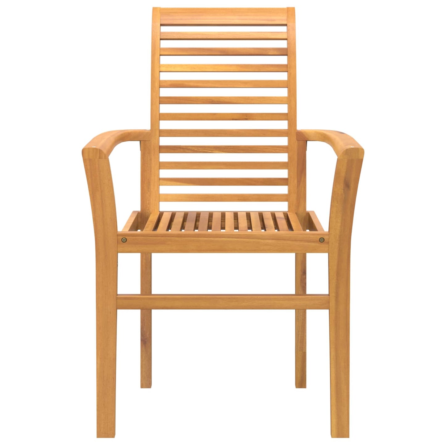 Esszimmerstuhl 4 Stk. Massivholz Teak Braun 62 x 55 x 94 cm