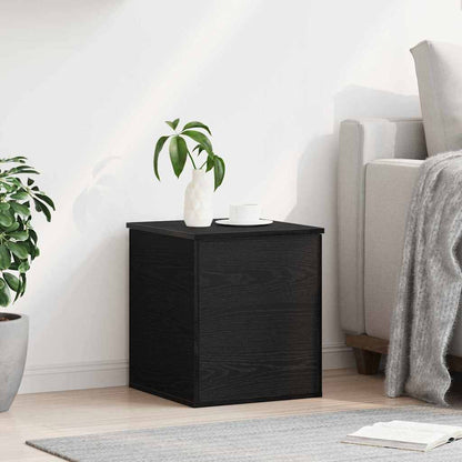 Aufbewahrungsbox Schwarz Eichen-Optik 40 x 42 x 46 cm