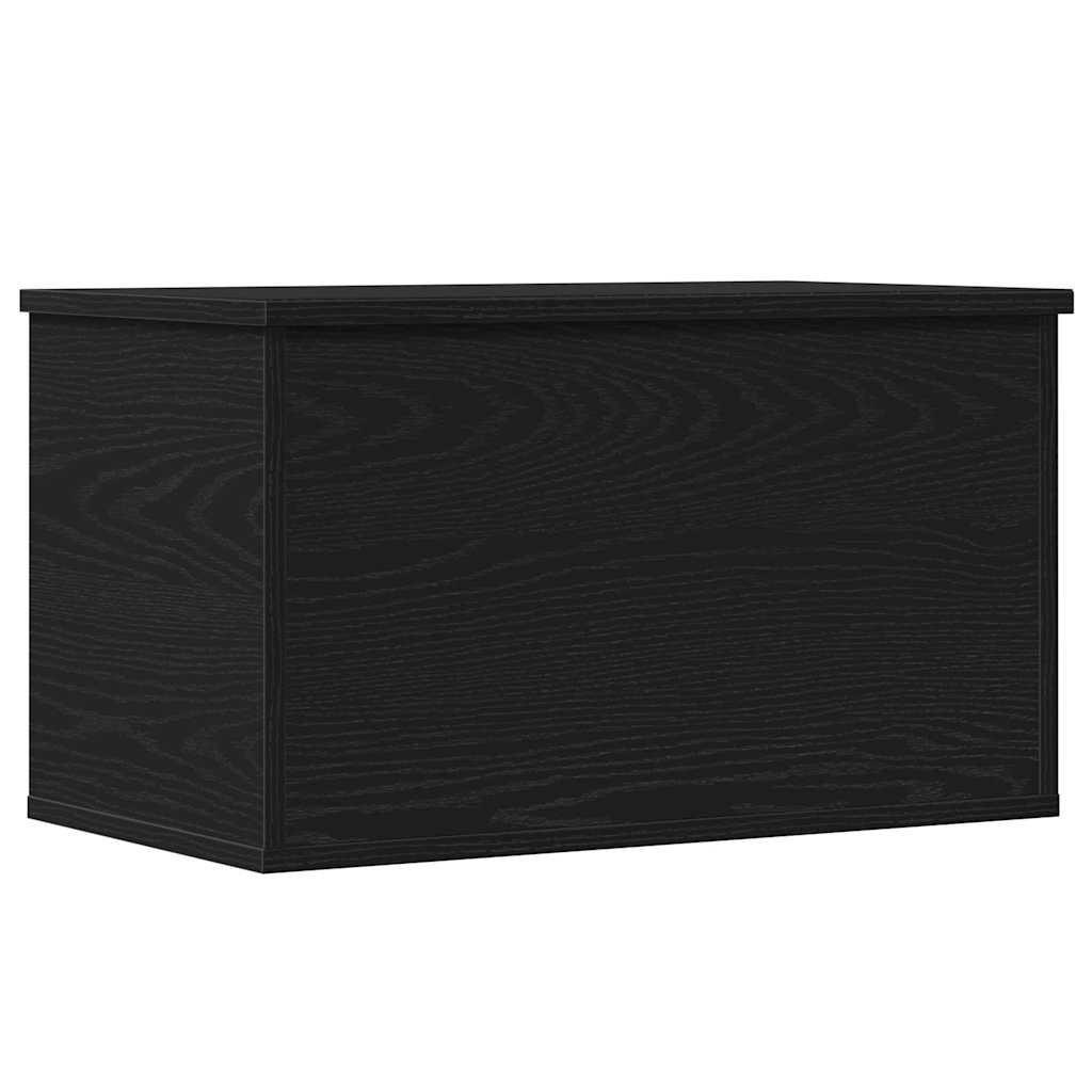 Aufbewahrungsbox Schwarz Eichen-Optik 60 x 35 x 35 cm