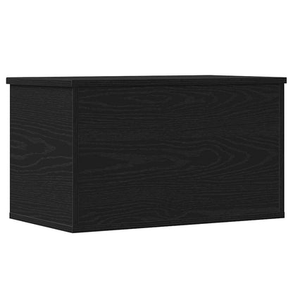 Aufbewahrungsbox Schwarz Eichen-Optik 60 x 35 x 35 cm