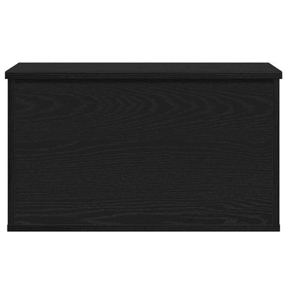 Aufbewahrungsbox Schwarz Eichen-Optik 60 x 35 x 35 cm