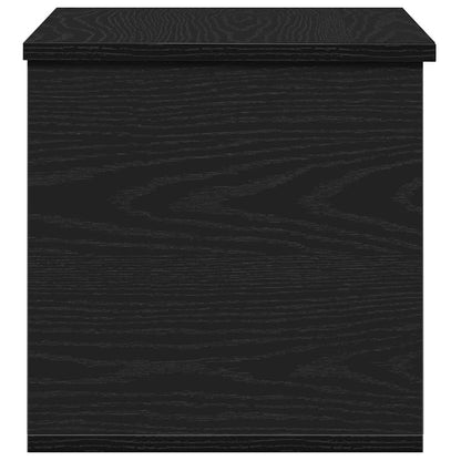 Aufbewahrungsbox Schwarz Eichen-Optik 60 x 35 x 35 cm