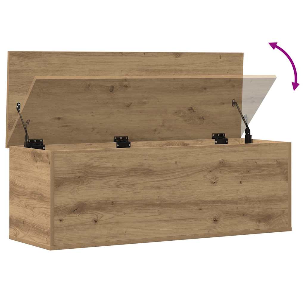 Aufbewahrungsbox Artisan-Eiche 102 x 35 x 35 cm Holzwerkstoff
