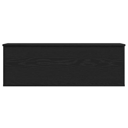 Aufbewahrungsbox Schwarz Eichen-Optik 102 x 35 x 35 cm