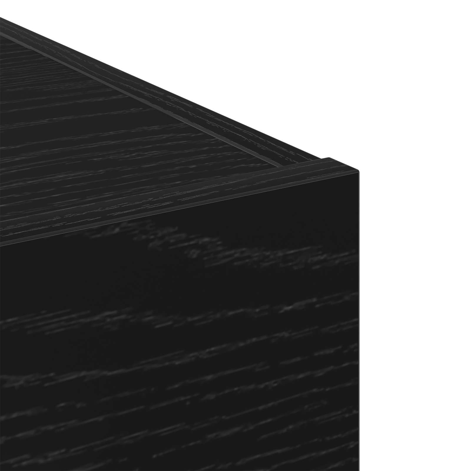 Sideboard Schwarz Eichen-Optik 50 x 42,5 x 93 cm