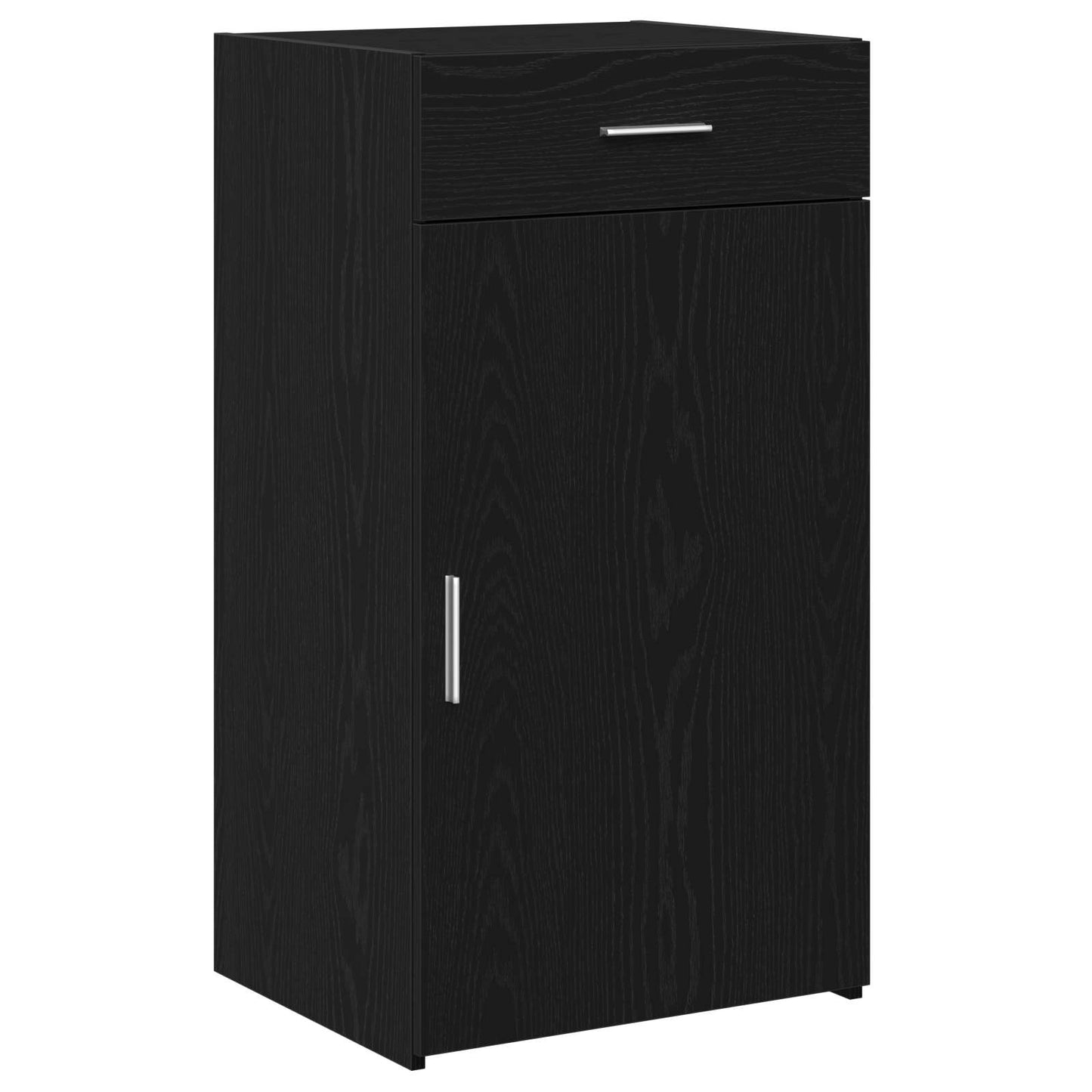 Sideboard Schwarz Eichen-Optik 50 x 42,5 x 93 cm
