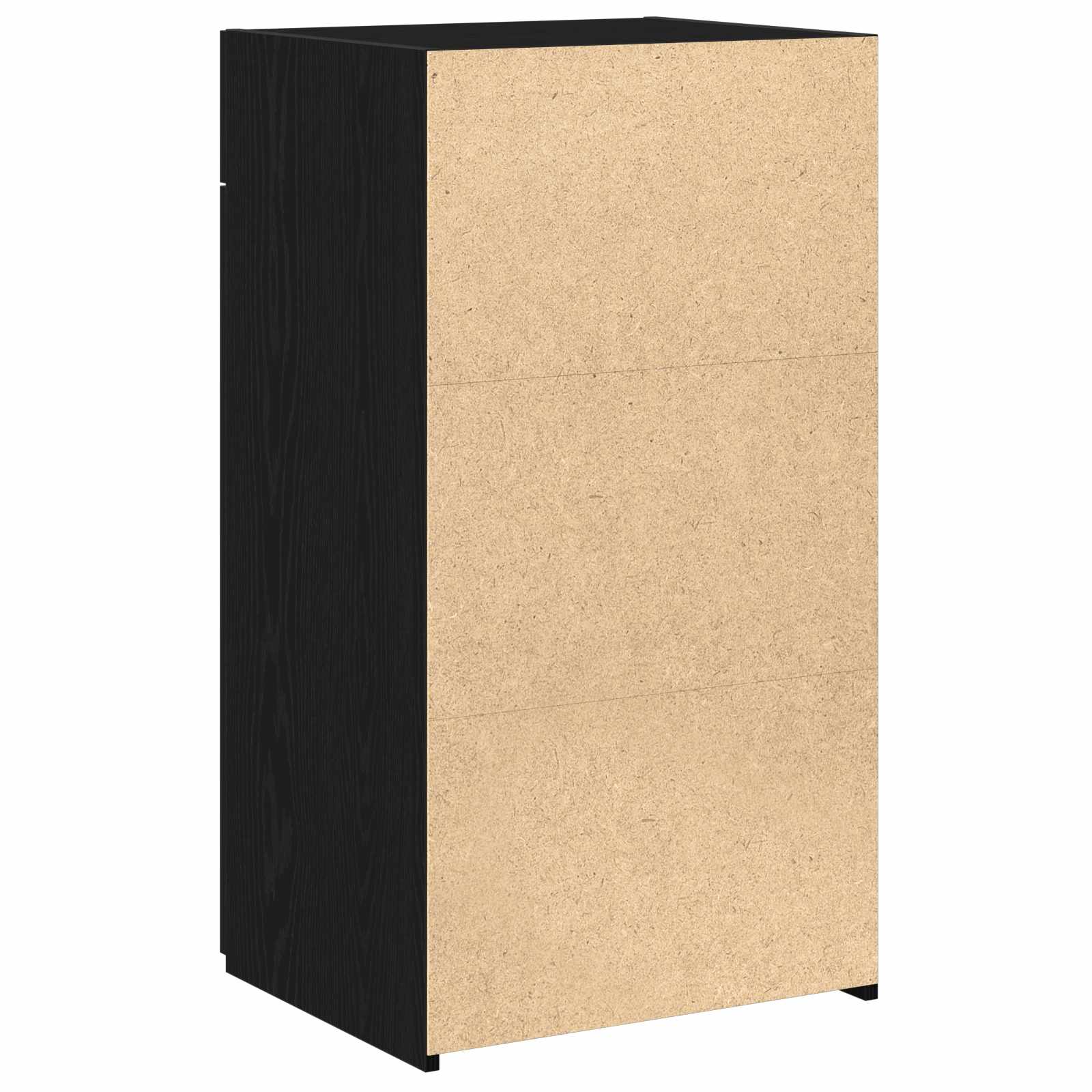 Sideboard Schwarz Eichen-Optik 50 x 42,5 x 93 cm