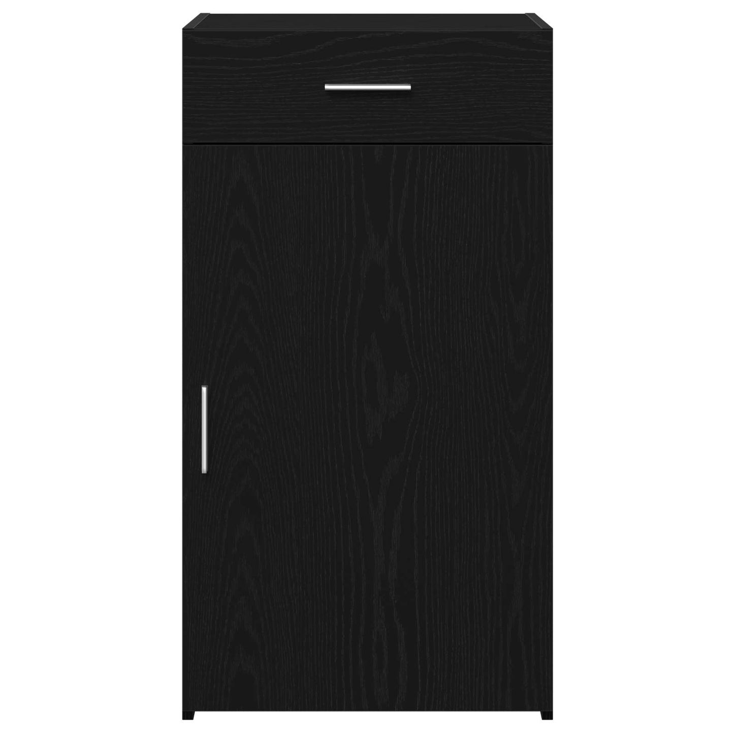 Sideboard Schwarz Eichen-Optik 50 x 42,5 x 93 cm