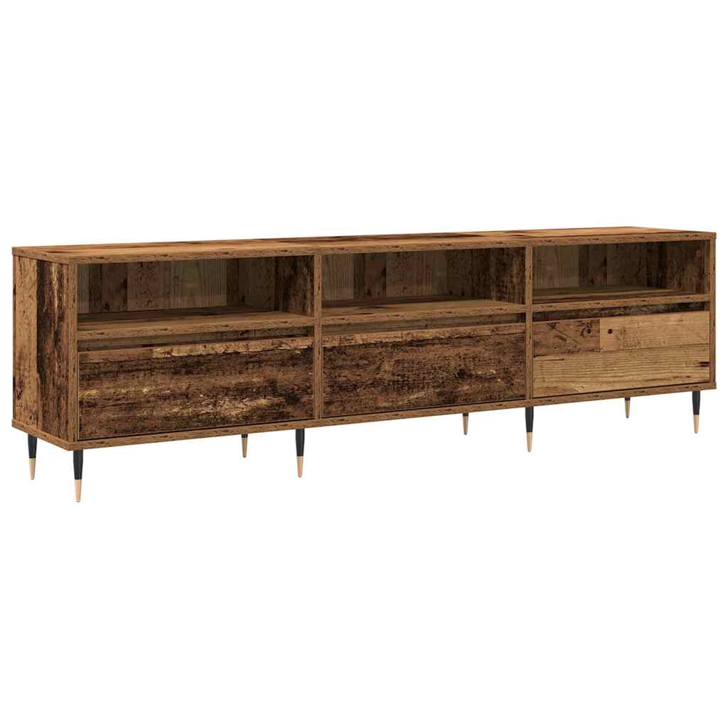 TV-Schränk 150 x 30 x 45 cm Altholz Holzwerkstoff