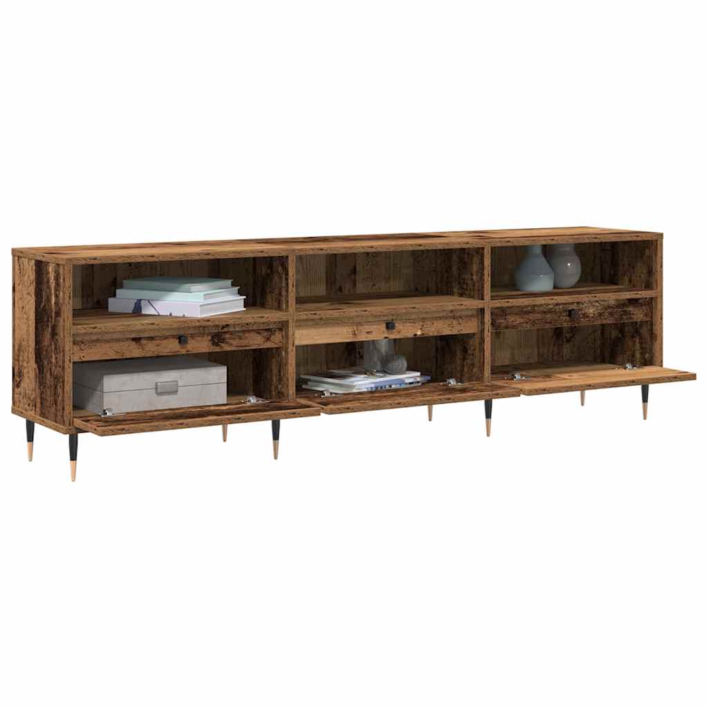 TV-Schränk 150 x 30 x 45 cm Altholz Holzwerkstoff
