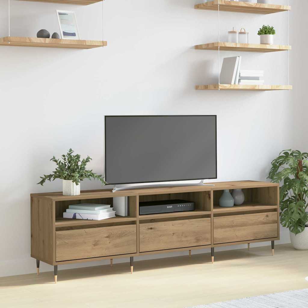 TV-Schränk 150 x 30 x 45 cm Artisan-Eiche Holzwerkstoff