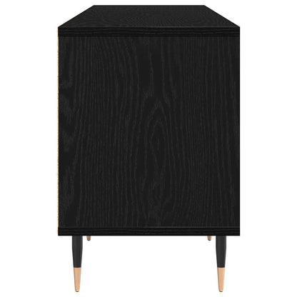 TV-Schränk 150 x 30 x 45 cm Schwarz Eichen-Optik Holzwerkstoff