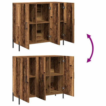 Sideboard Altholz 90 x 34 x 80 cm Holzwerkstoff
