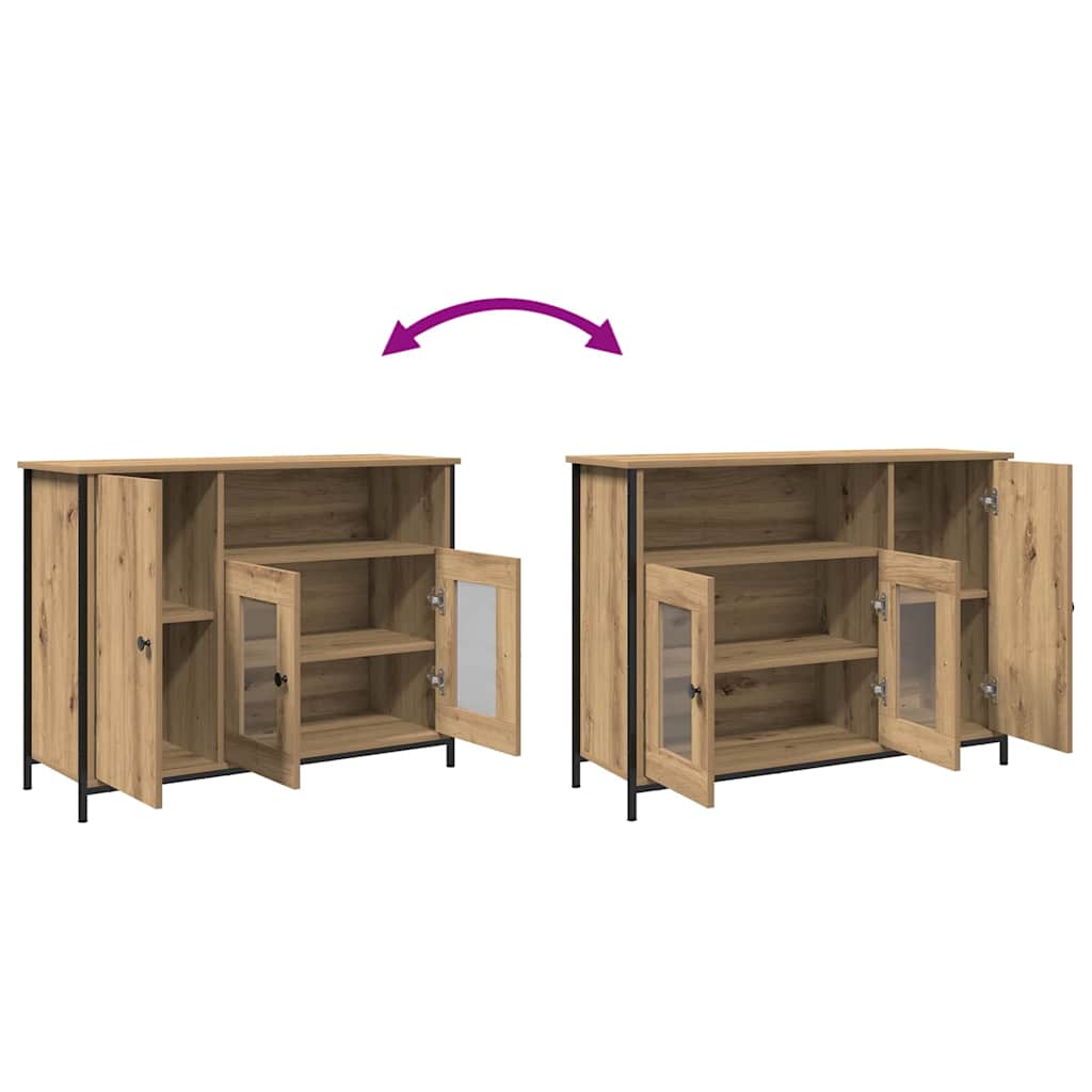 Sideboard Artisan-Eiche 100 x 35 x 75 cm