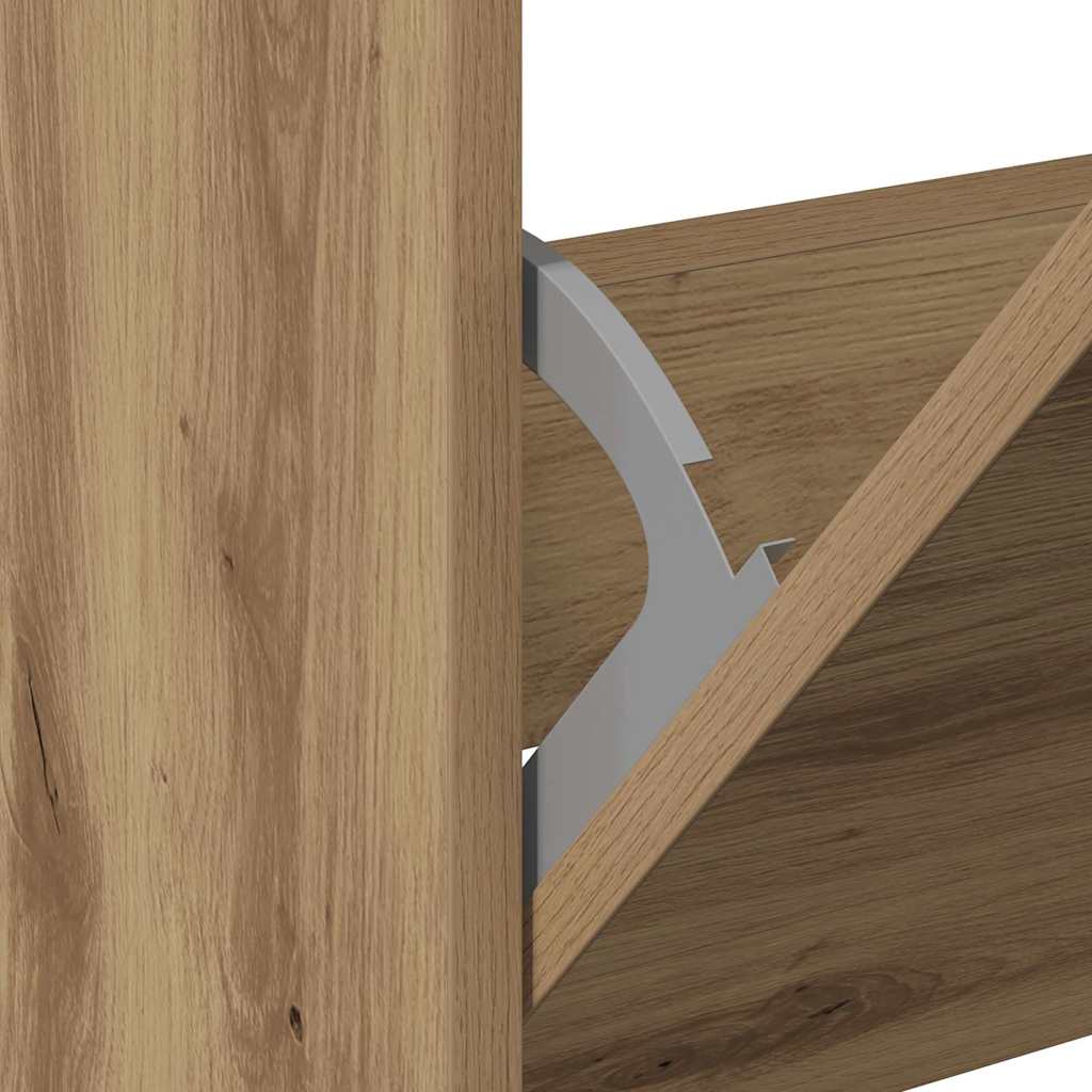 Schuhschrank Artisan-Eiche 60 x 21 x 57 cm Holzwerkstoff