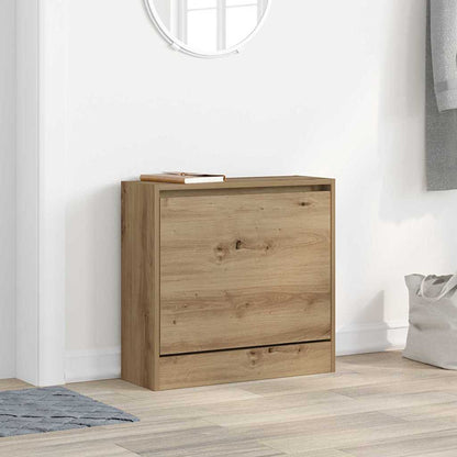 Schuhschrank 60 x 21 x 57 cm Holzwerkstoff Artisan-Eiche