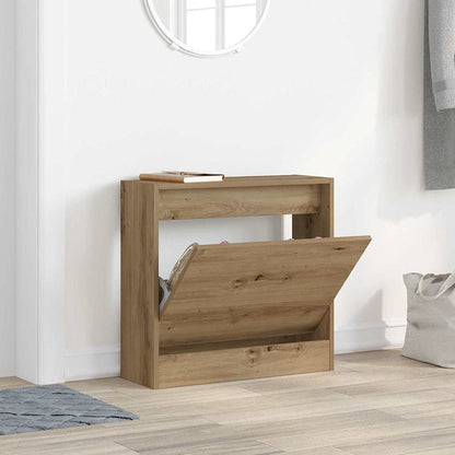 Schuhschrank 60 x 21 x 57 cm Holzwerkstoff Artisan-Eiche