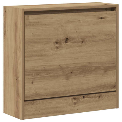 Schuhschrank 60 x 21 x 57 cm Holzwerkstoff Artisan-Eiche