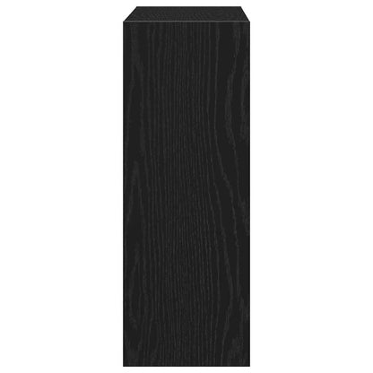Schuhschrank 60 x 21 x 57 cm Holzwerkstoff Schwarz Eichen-Optik