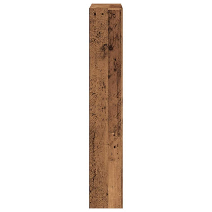 Schuhschrank 80 x 21 x 125,5 cm Holzwerkstoff Altholz