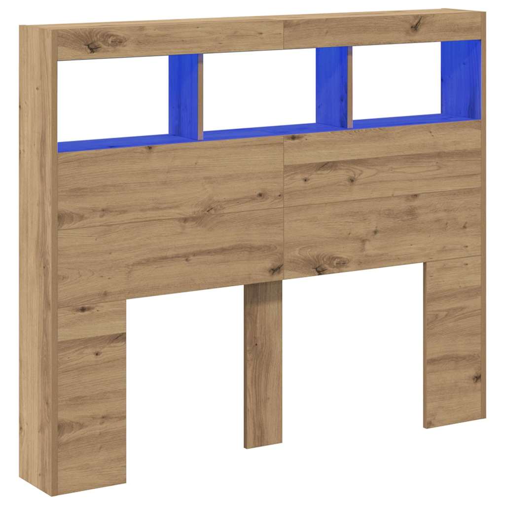 Kopfteil Artisan-Eiche Holzwerkstoff