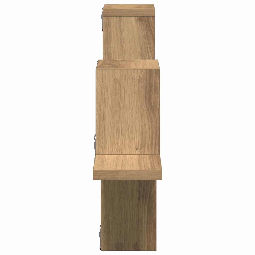 Wandregal Wandhalterung Artisan-Eiche 104,5 x 43 x 10 cm