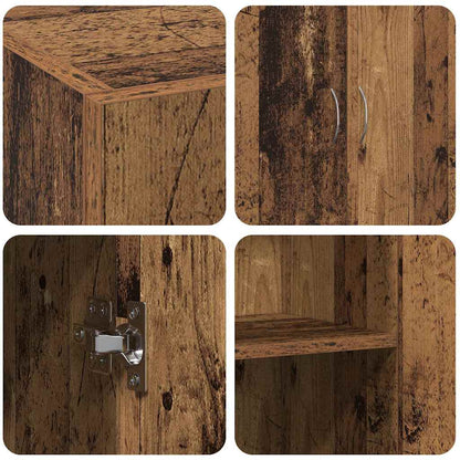 Büroschrank Altholz 70 x 32 x 77.5 cm Holzwerkstoff