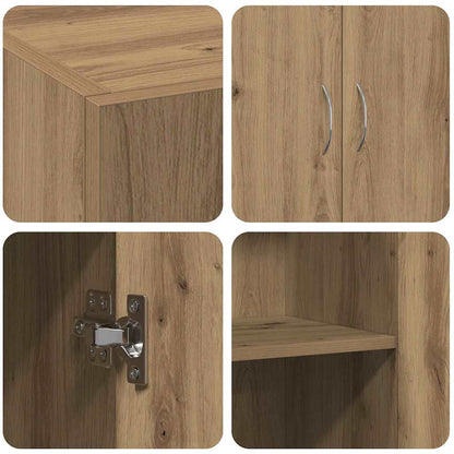 Büroschrank Artisan-Eiche 70 x 32 x 77.5 cm Holzwerkstoff