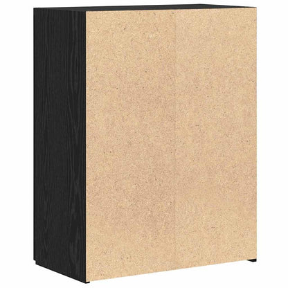 Büroschrank Schwarze Eiche 70 x 32 x 77.5 cm Holzwerkstoff