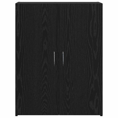Büroschrank Schwarze Eiche 70 x 32 x 77.5 cm Holzwerkstoff