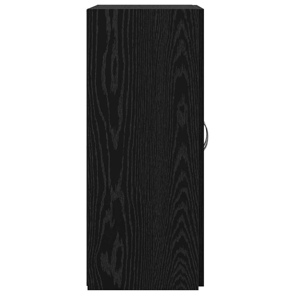 Büroschrank Schwarze Eiche 70 x 32 x 77.5 cm Holzwerkstoff