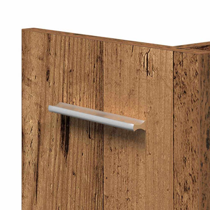 Schrank Mit Rad Altholz 60 x 22 x 79 cm