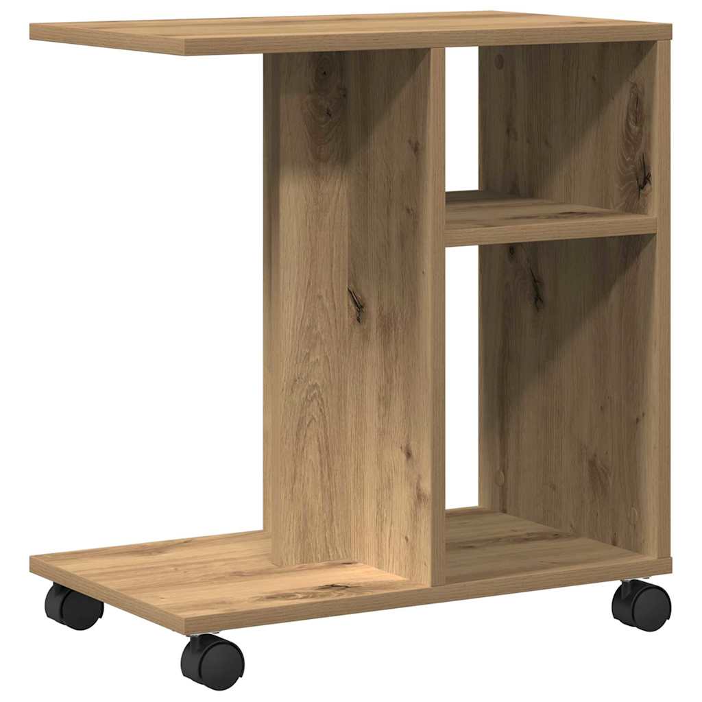 Beistelltisch Artisan-Eiche 50 x 30 x 55 cm Holzwerkstoff