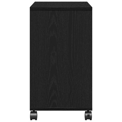 Beistelltisch Schwarz Eichen-Optik 50 x 30 x 55 cm