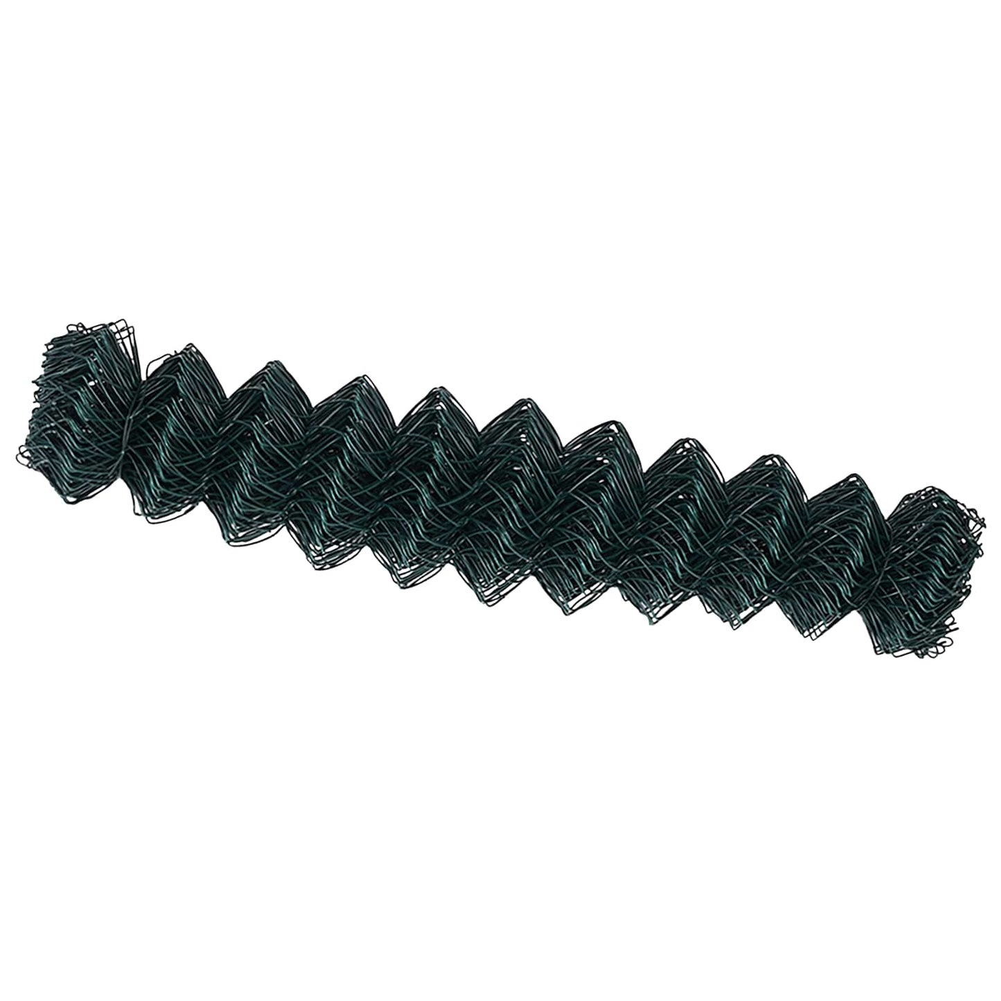 Kettenzaun 10 x 1,2 m Stahl Grün