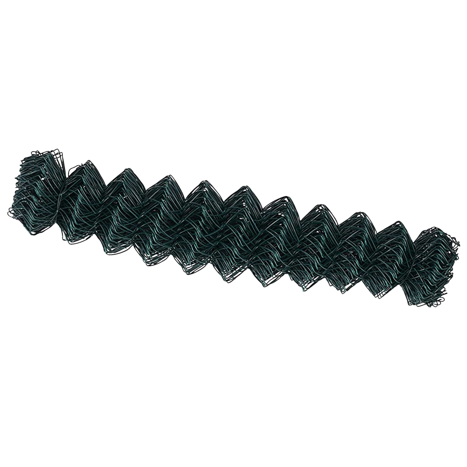 Kettenzaun 25 x 1,4 m Stahl Grün