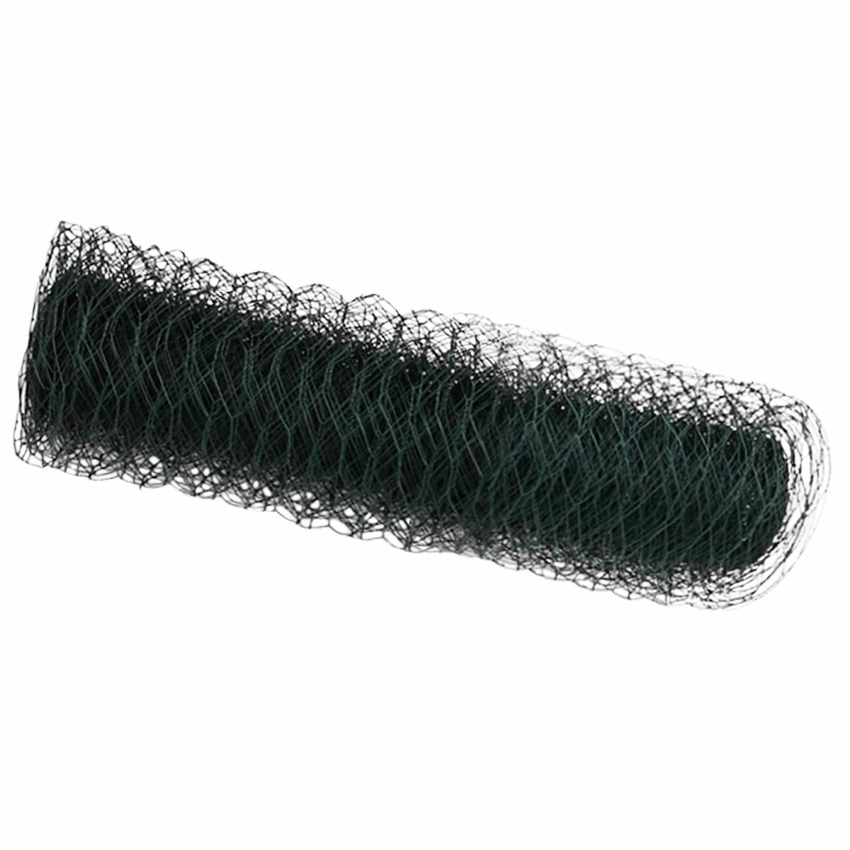 Sechseckgeflechtzaun 0,5 x 10 m PVC Grün