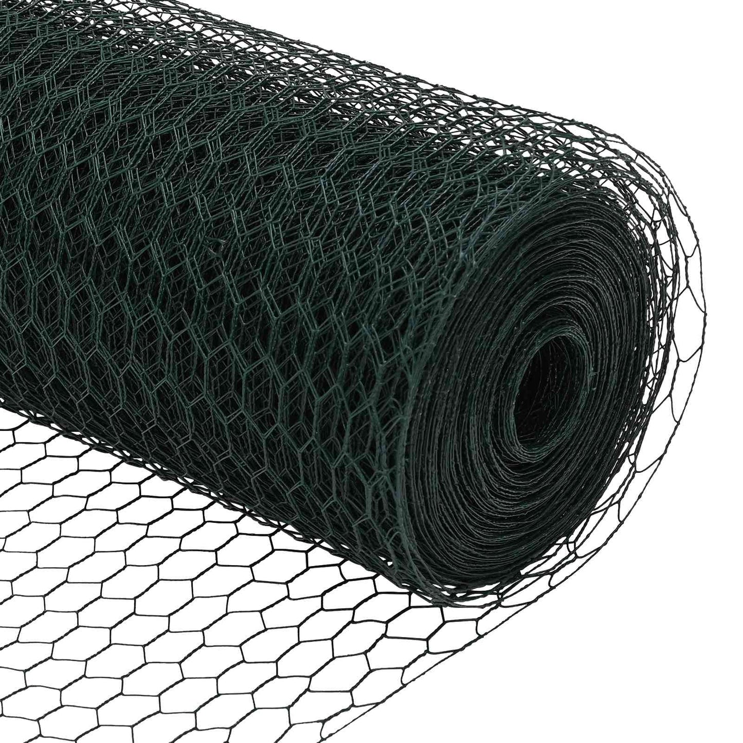 Hexagonzaun Grün 0,6 x 10 m PVC