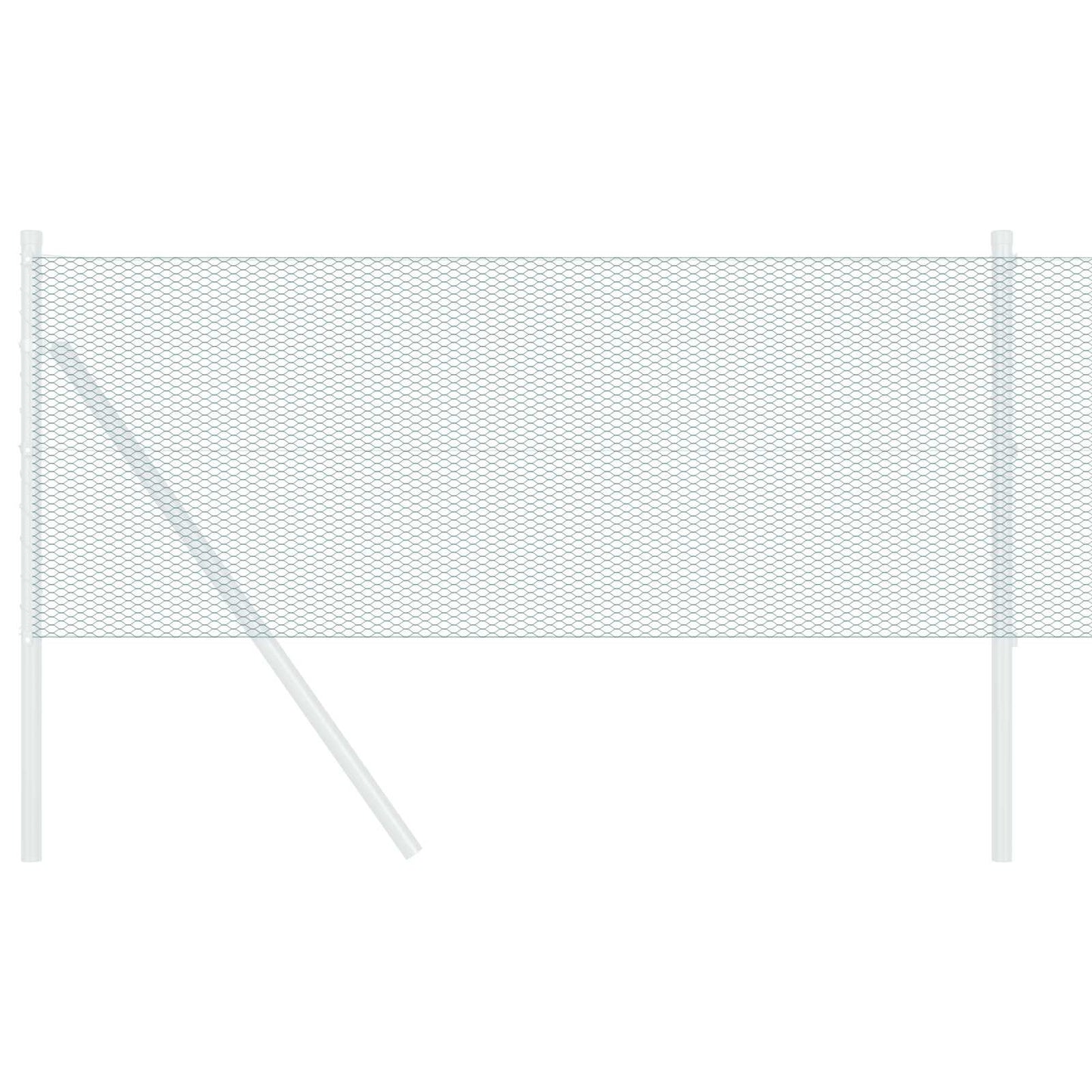 Hexagonzaun Grün 0,6 x 10 m PVC