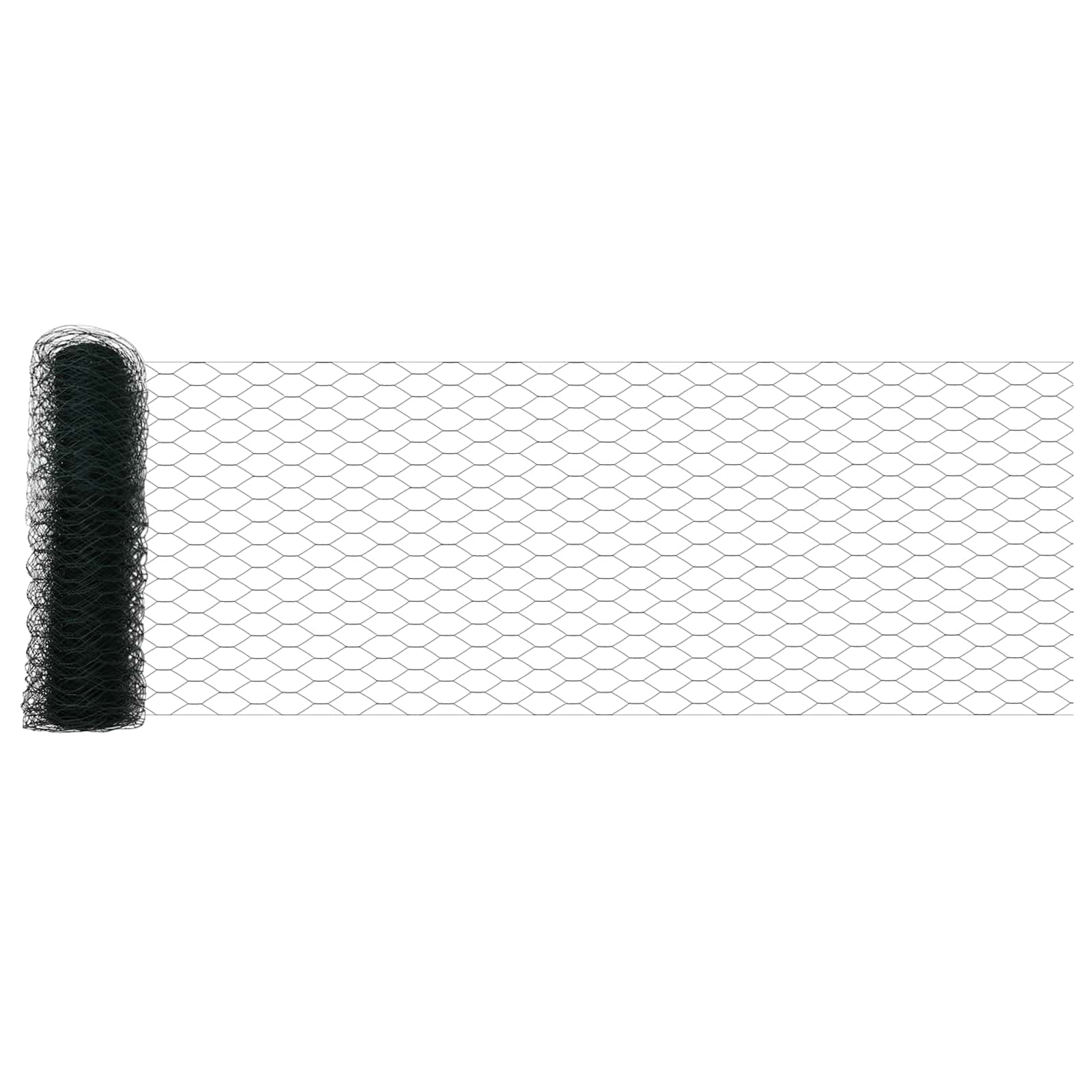 Hexagonzaun Grün 0,6 x 10 m PVC