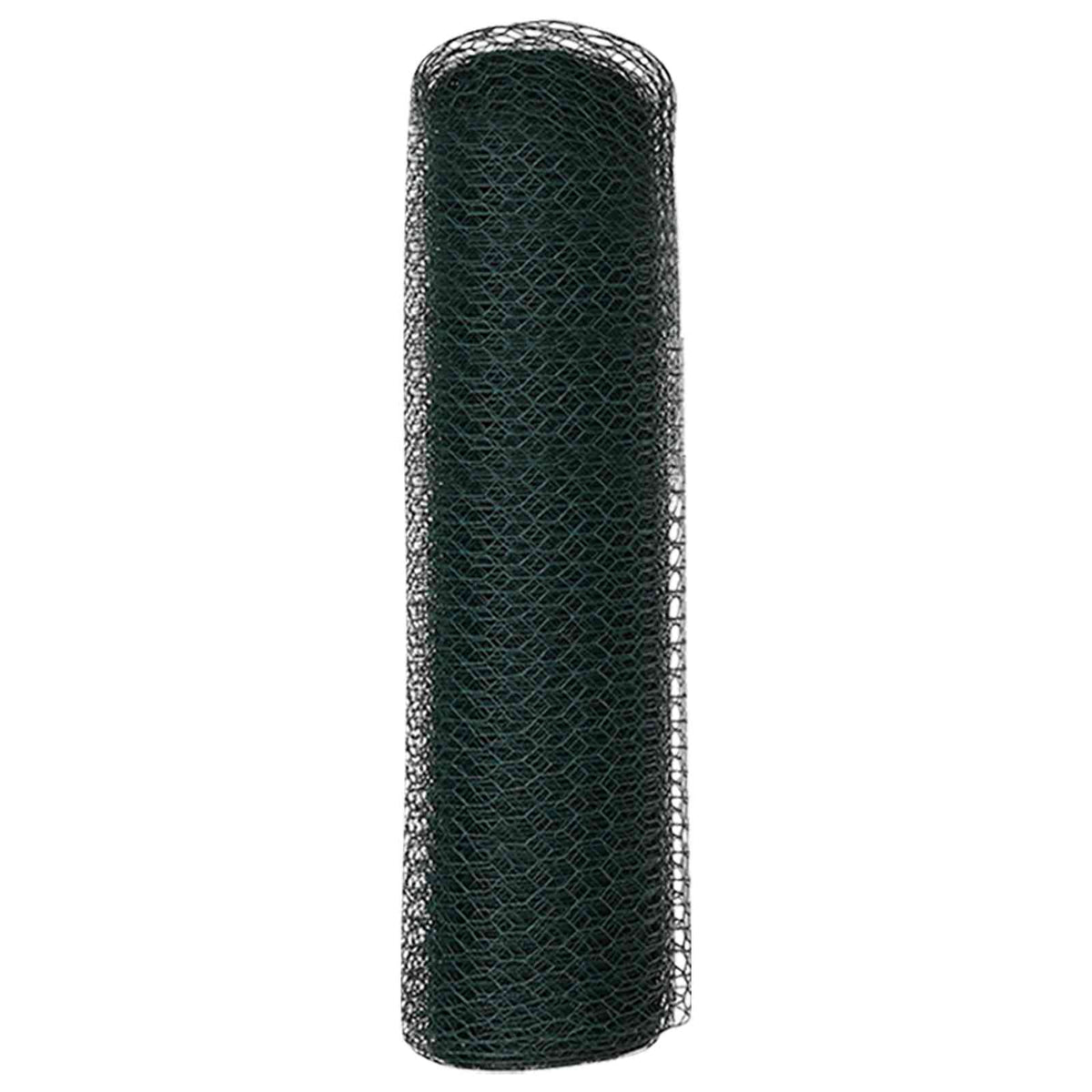 Sechseckgeflechtzaun 0,8 x 10 m PVC Grün