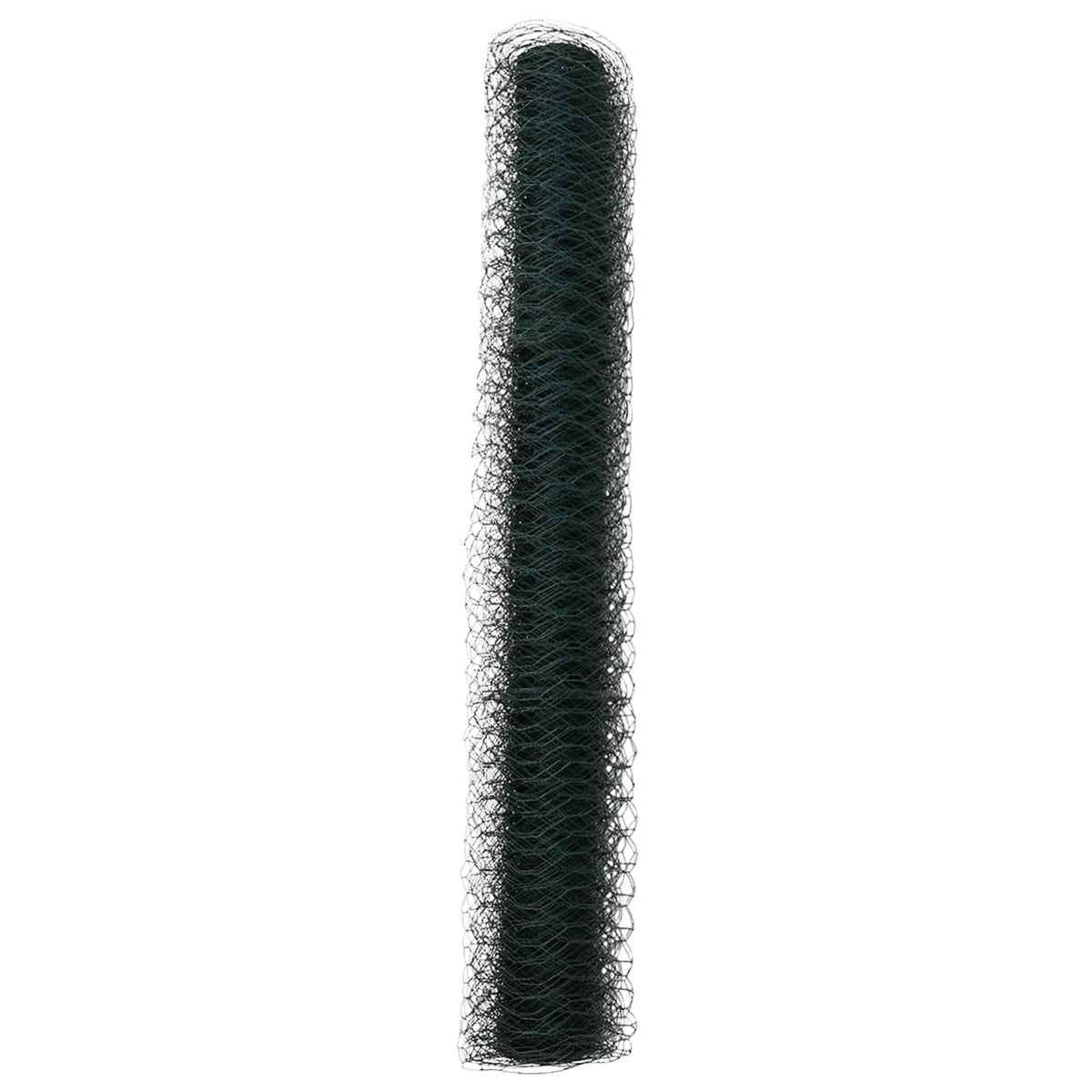 Sechseckgeflechtzaun 1 x 10 m PVC Grün