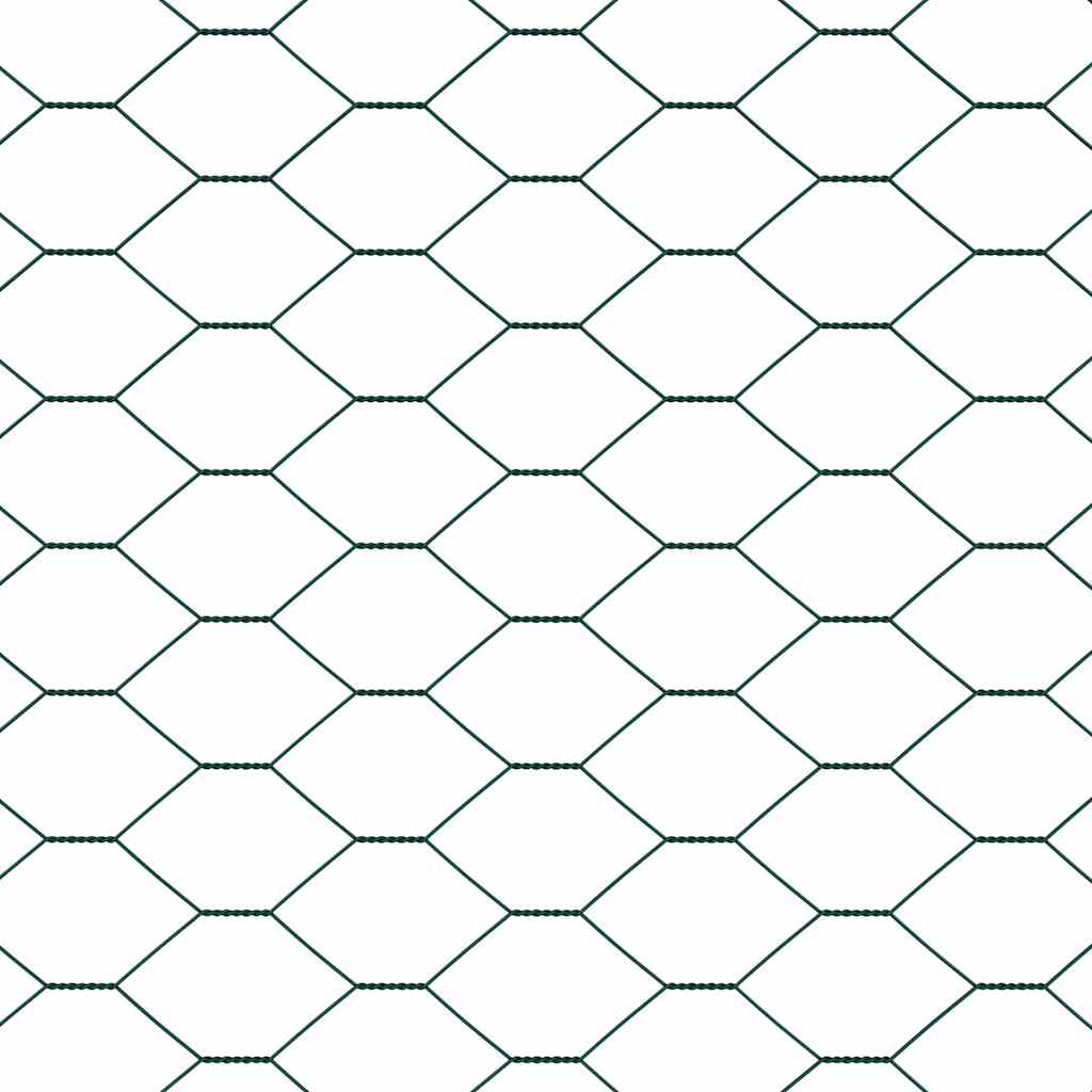 Hexagonzaun Grün 0,4 x 25 m PVC