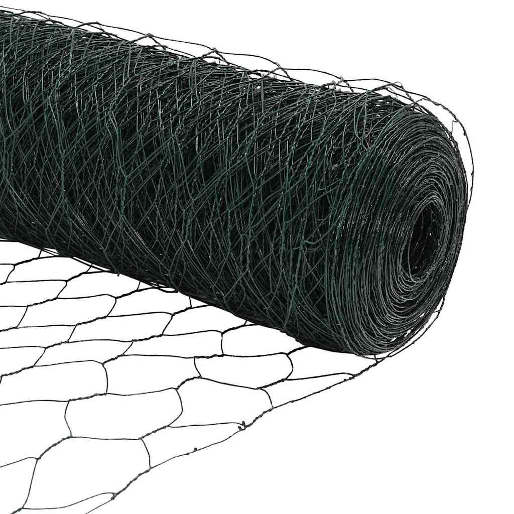Hexagonzaun Grün 0,4 x 25 m PVC