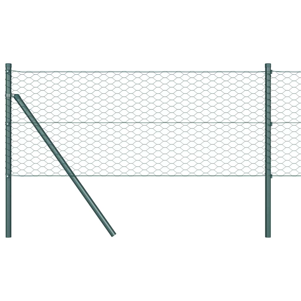 Hexagonzaun Grün 0,4 x 25 m PVC