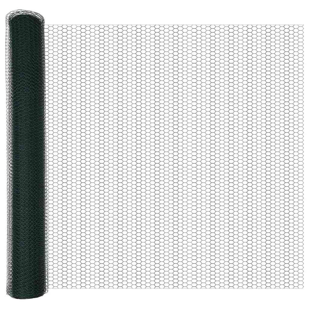 Hexagonzaun Grün 1,4 x 25 m PVC