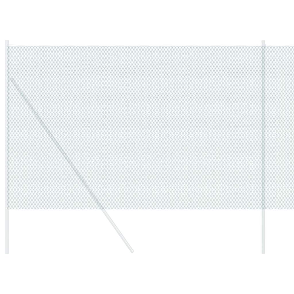 Sechseckgeflechtzaun 1.6 x 25 m PVC Grün