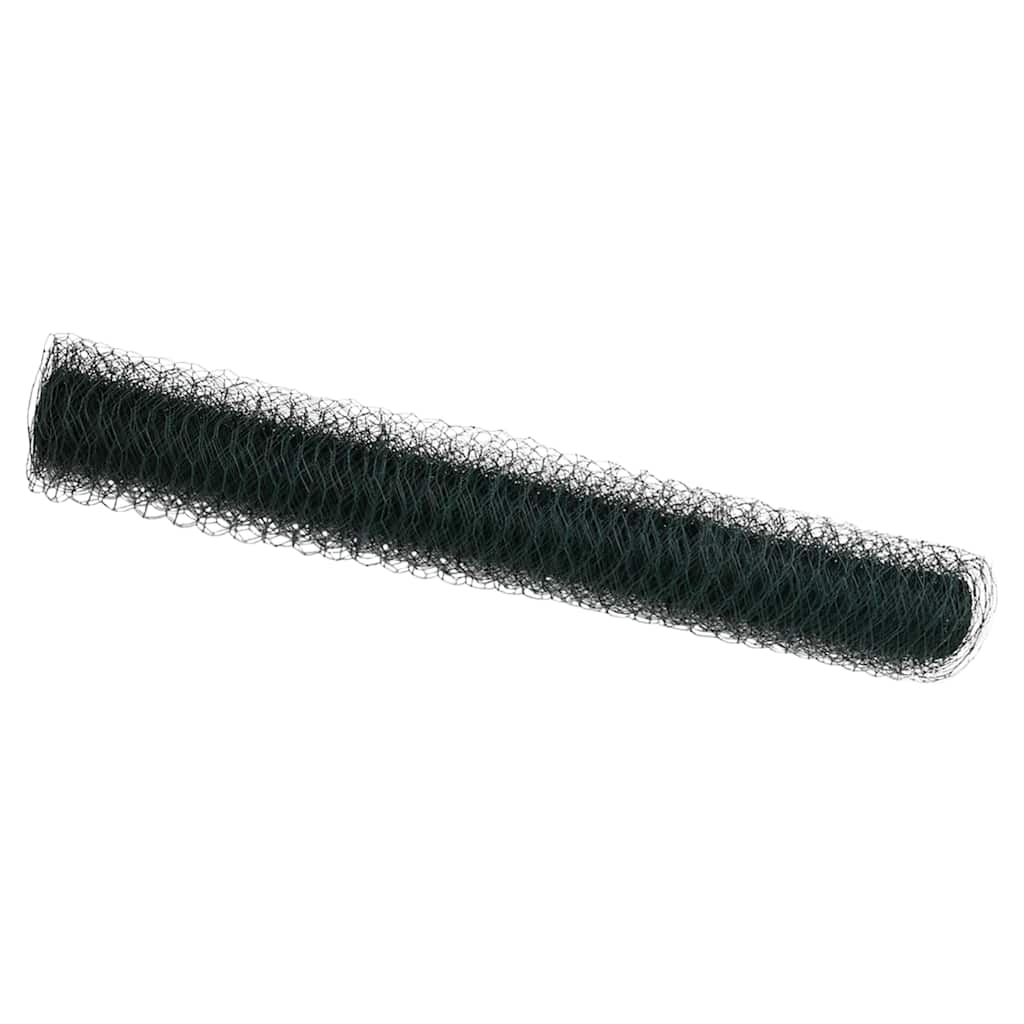 Sechseckgeflechtzaun 1,4 x 50 m PVC Grün