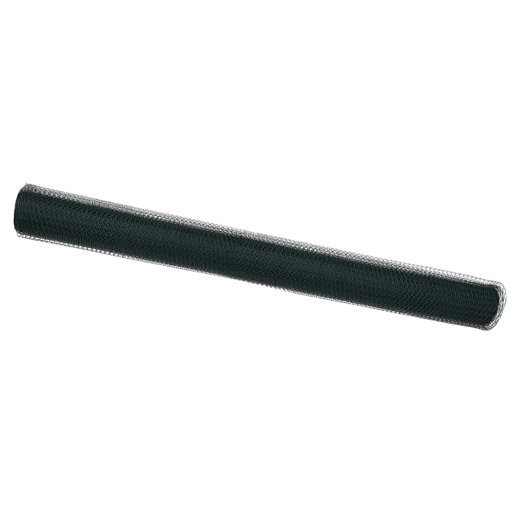 Sechseckgeflechtzaun 1,6 x 50 m PVC Grün