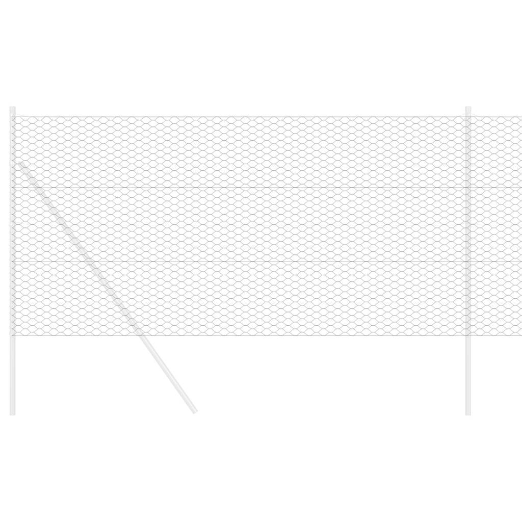 Schweißgitterzaun 1,2 x 10 m PVC Grau